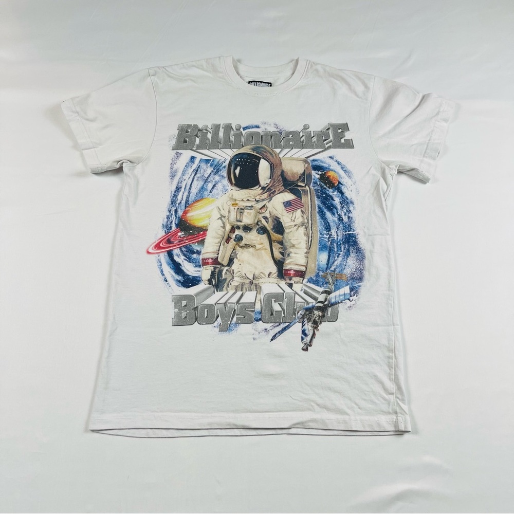 Billionaire boys club astronaut graphic T-shirt Size: small
